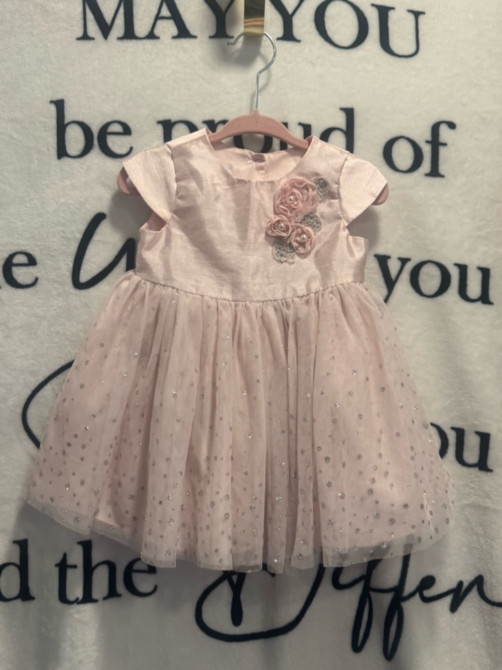 Baby Girl Pink Dress 12 Months Special Ocassion by Marmellata